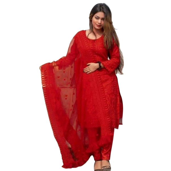 New exclusive designed high quality Indian Soft georgette 3 pic for women.