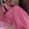 Half Silk Than Saree for Women