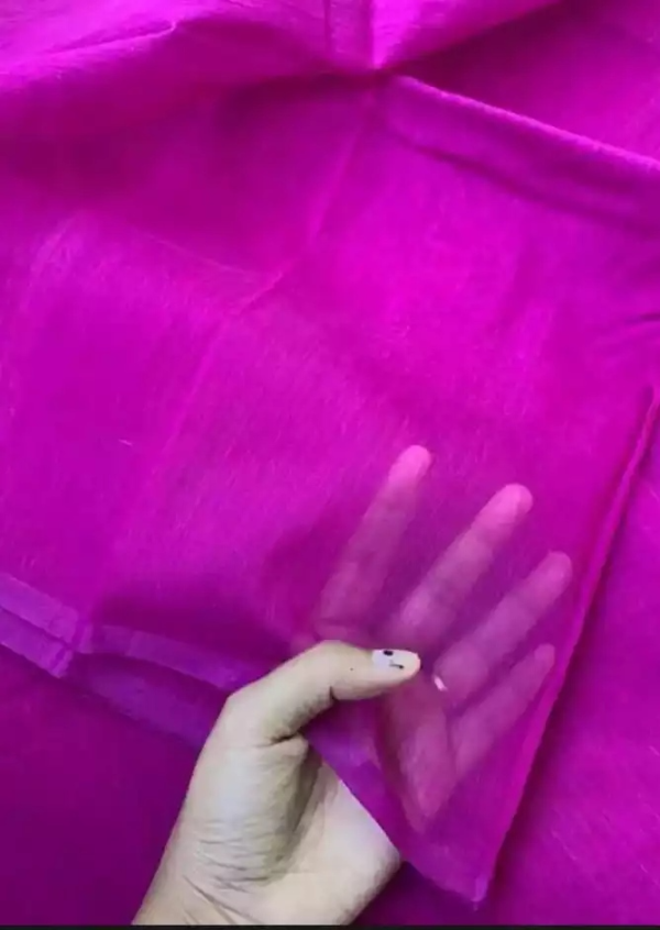 Half Silk Than Saree for Women